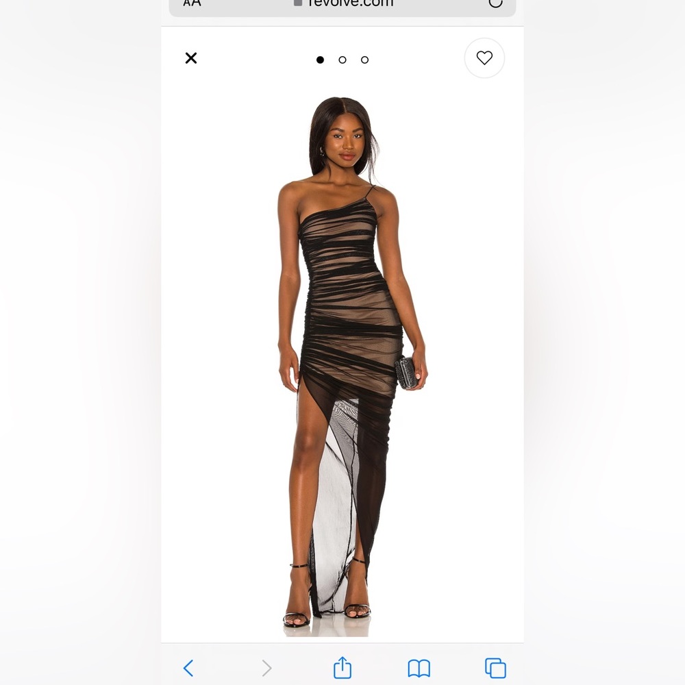 Revolve Nookie Mecca Gown - size S in Black